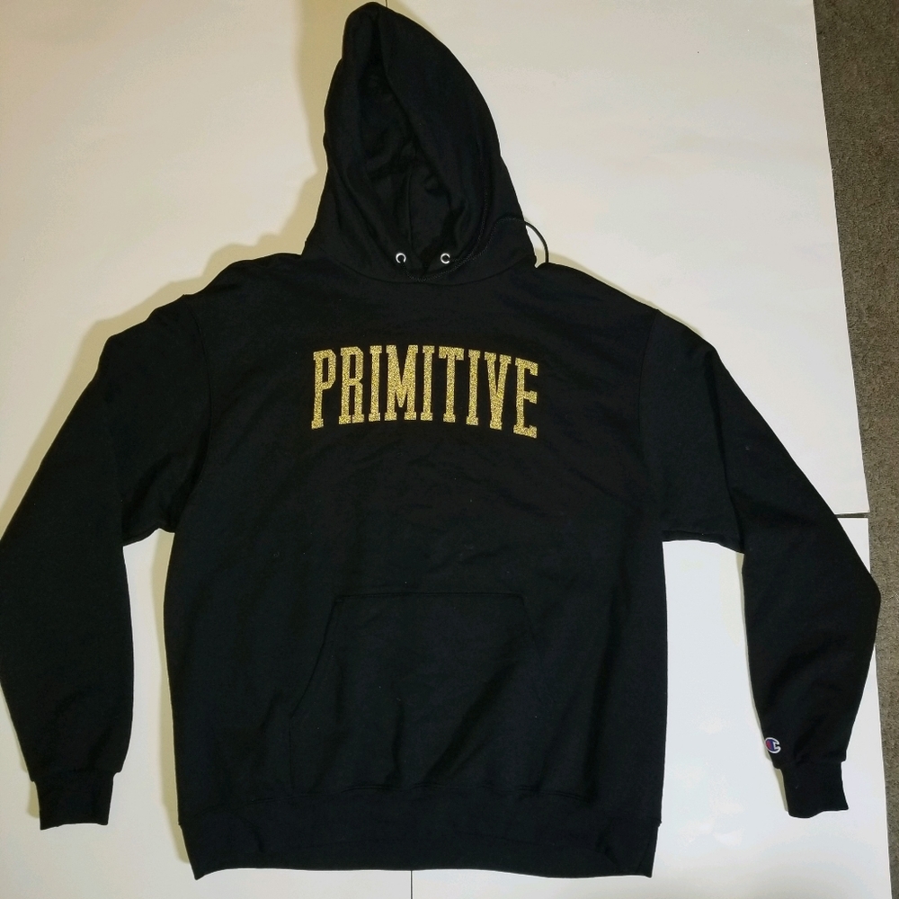 PRIMITIVE, XL, BLACK & YELLOW